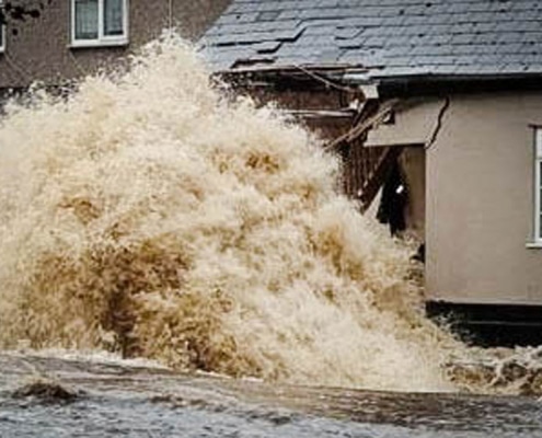 burst, water, main, tipton, park, lane