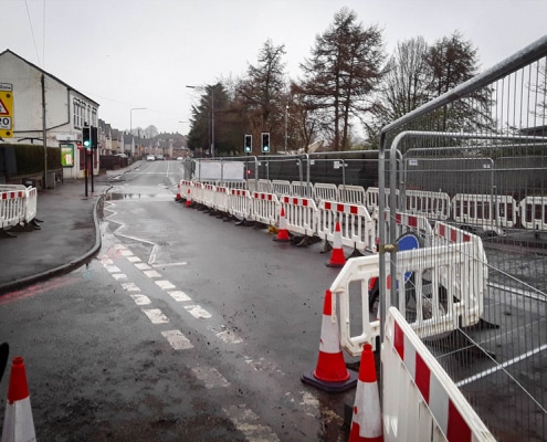 burst, water, main, tipton, park, lane