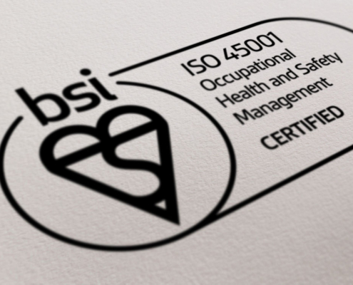 ISO45001, accreditation, achieved, doocey, group, health, safety