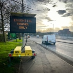 doocey, dudley, council, VMS, sign, covid, 19