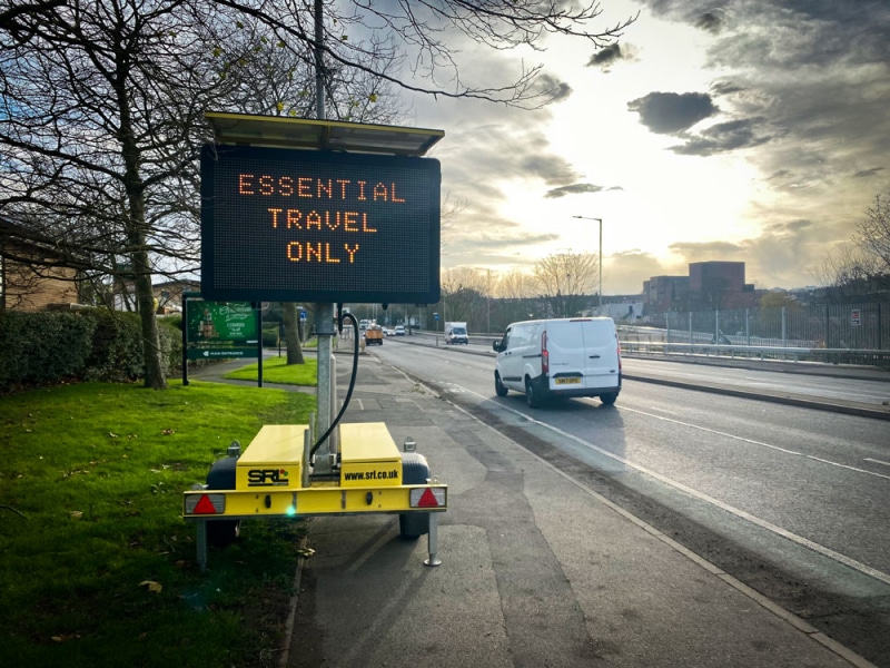 doocey, dudley, council, VMS, sign, covid, 19