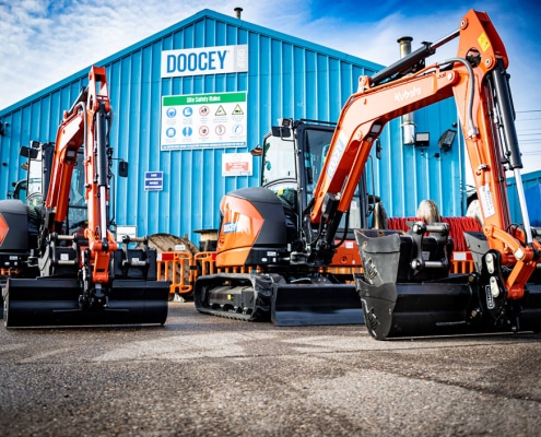 doocey, kubota, excavator