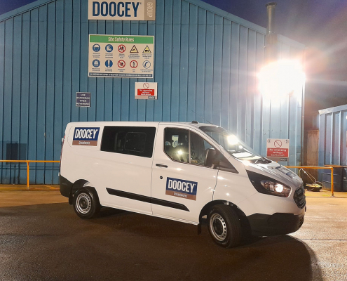 groundworks, van, ford, transit, doocey, group