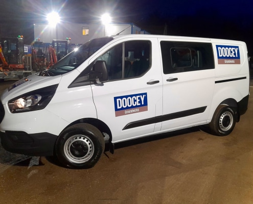 groundworks, van, ford, transit, doocey, group