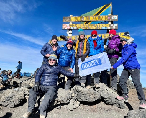 kilimanjaro, trek, africa, doocey, group, natalie