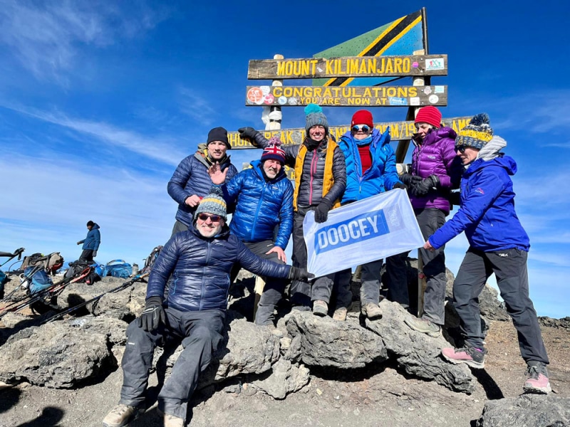 kilimanjaro, trek, africa, doocey, group, natalie