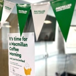 macmillan, charity, coffee, fundraiser, doocey, group