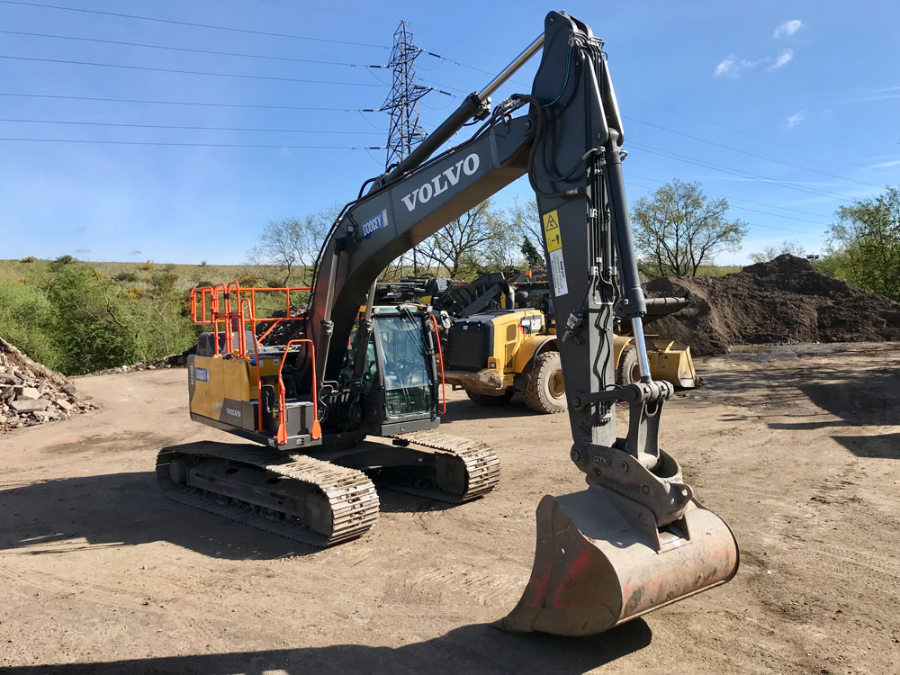 doocey, group, invest, volvo, ec200e, excavator, recycling