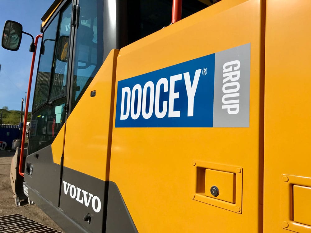 doocey, group, invest, volvo, ec200e, excavator, recycling