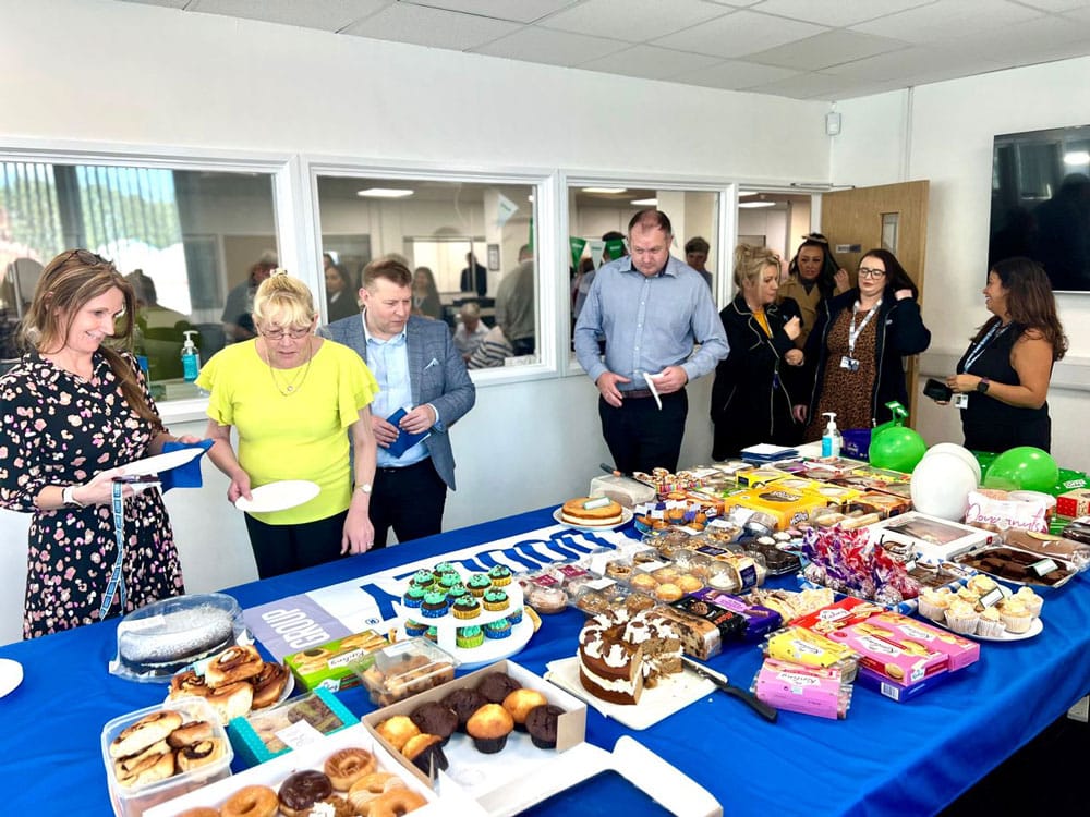 macmillan, charity, coffee, fundraiser, doocey, group