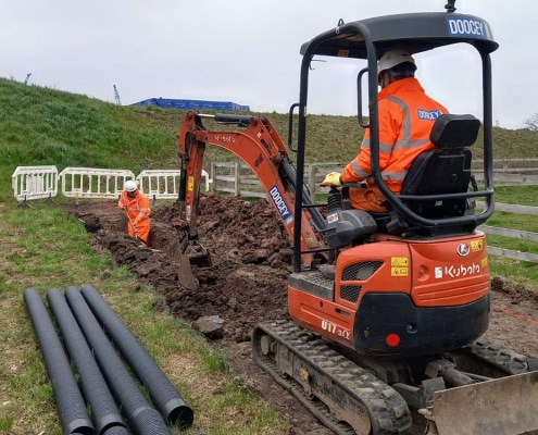Installation, trenchless, hs2, Doocey, group, western, power, distribution, reinstatement, excavation