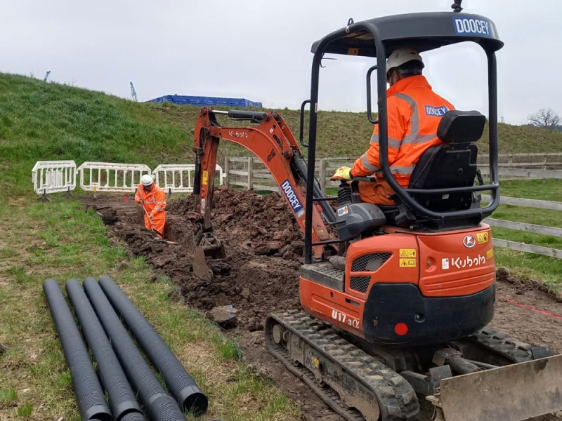 Installation, trenchless, hs2, Doocey, group, western, power, distribution, reinstatement, excavation