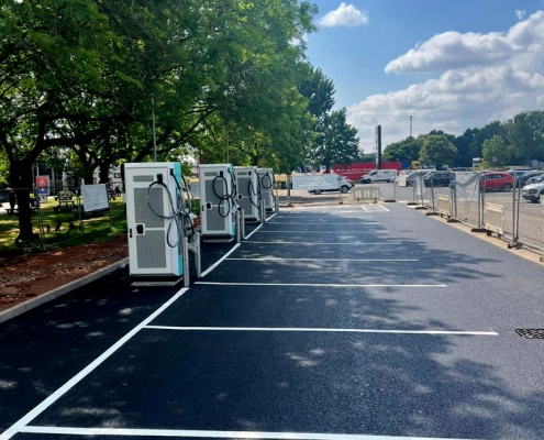 electric, vehicle, charging, corley, services, welcome, break, doocey, group