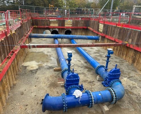 10 cambridge, water, south, station, main, replacement