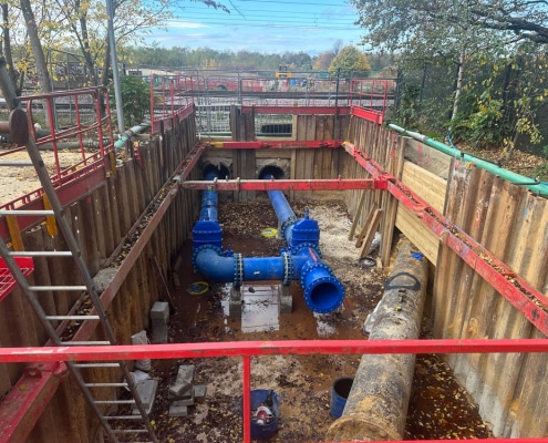 12 cambridge, water, south, station, main, replacement