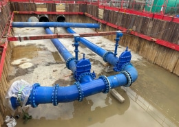 16 cambridge, water, south, station, main, replacement