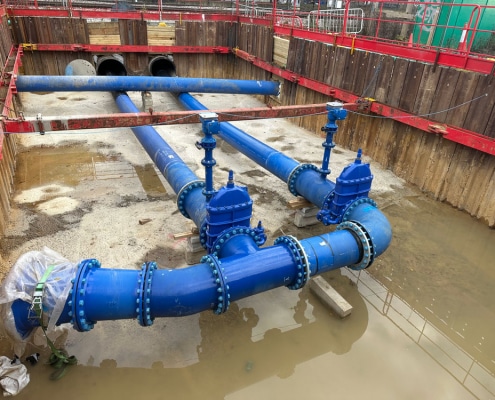 16 cambridge, water, south, station, main, replacement