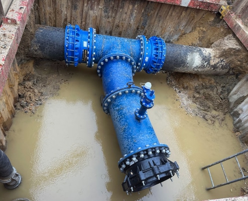 17 cambridge, water, south, station, main, replacement