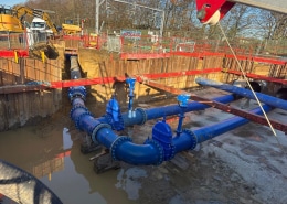 18 cambridge, water, south, station, main, replacement