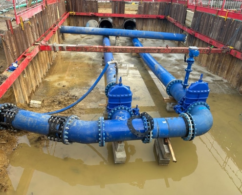 19 cambridge, water, south, station, main, replacement