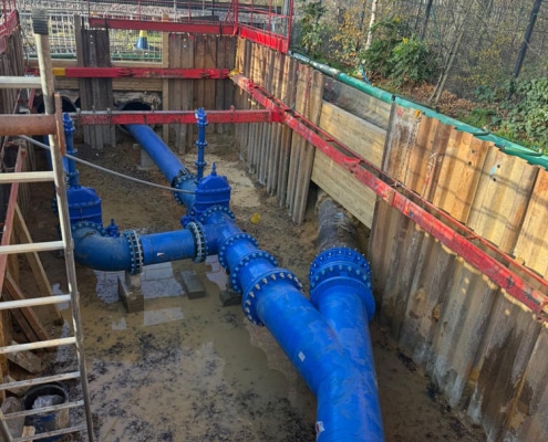 21 cambridge, water, south, station, main, replacement