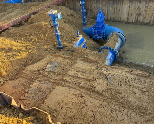 22 cambridge, water, south, station, main, replacement