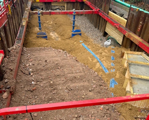 24 cambridge, water, south, station, main, replacement