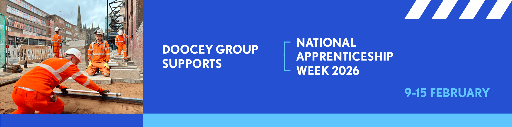 Size 2 national, apprentices, week, doocey, group, support, utilities, contract